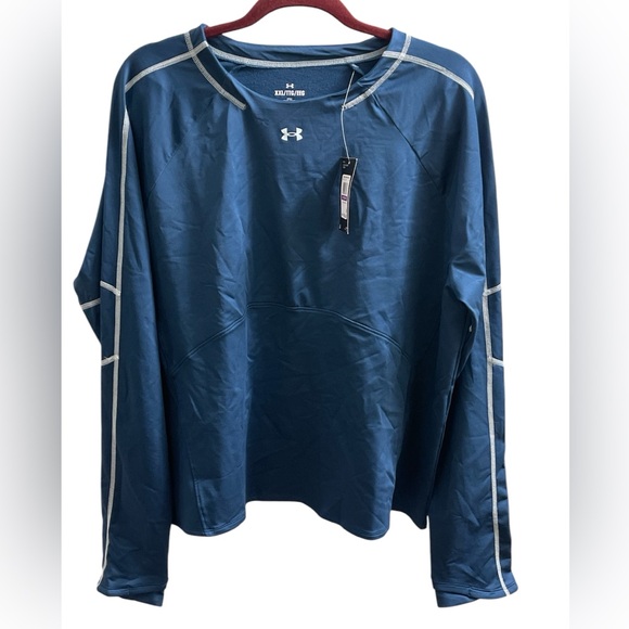 Under Armour Train Cold Weather Crew - Women’s XXL - Petrol Blue - NWT - Picture 2 of 3